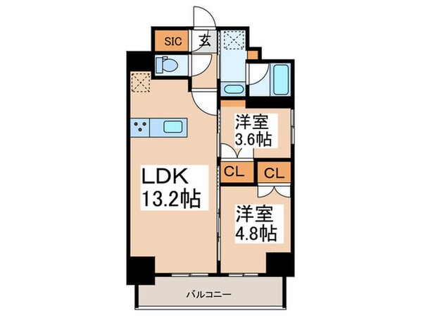 プラウドフラット浅草アベニューの物件間取画像